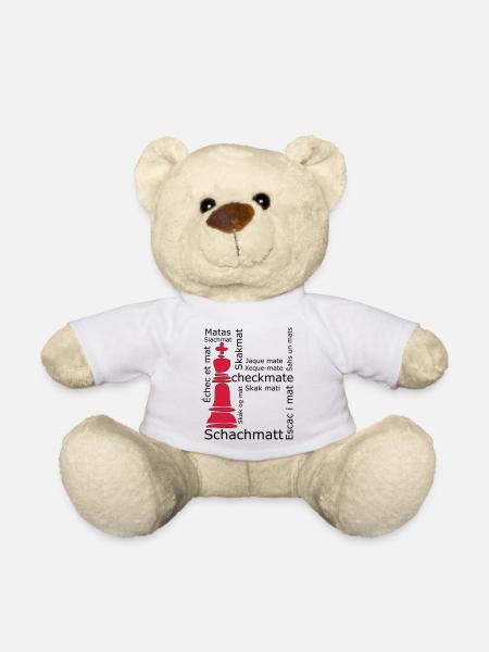 Schachmatt - Teddy - Weiß