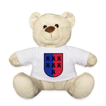 Wappen Siebenbürger Sachsen 3farbig - Siebenbürgen - Teddy - Weiß - Vorne