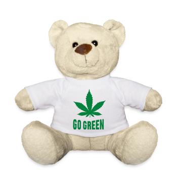 Weed Go Green - Nounours - blanc - Devant