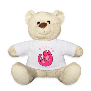 Einhorn Katze - Teddy - Weiß - Vorne