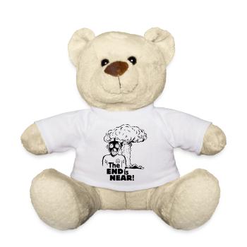 the end is near - anti nuclear energy - Teddy - Weiß - Vorne
