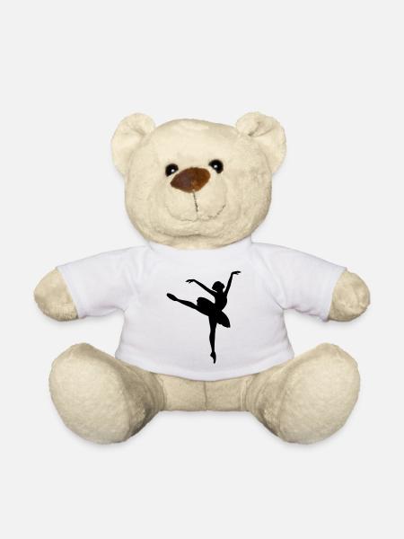 Ballet Dancer - Teddy Bear - white