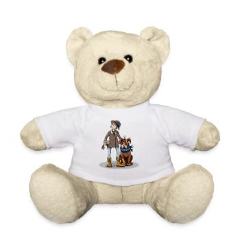 chien chien animal animal animal - Nounours - blanc - Devant