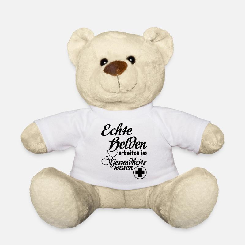 Gesundheitswesen Helden Medizin, Geschenk - Teddy - Weiß