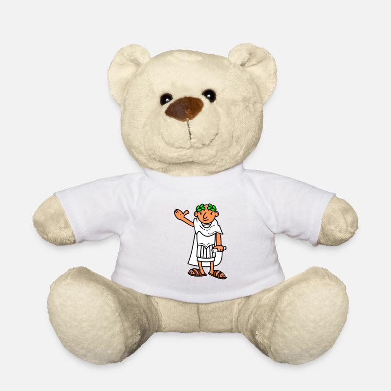 Römer! Geschenkidee Geschenk - Teddy - Weiß