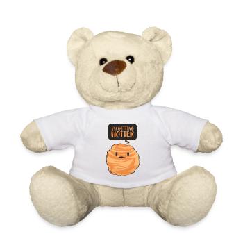 Planet Weltraum Galaxie Spruch Geschenk Comic - Teddy - Weiß - Vorne