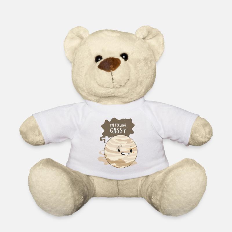 Spruch Planet Geschenk Kinder Weltall Sternzeichen - Teddy - Weiß