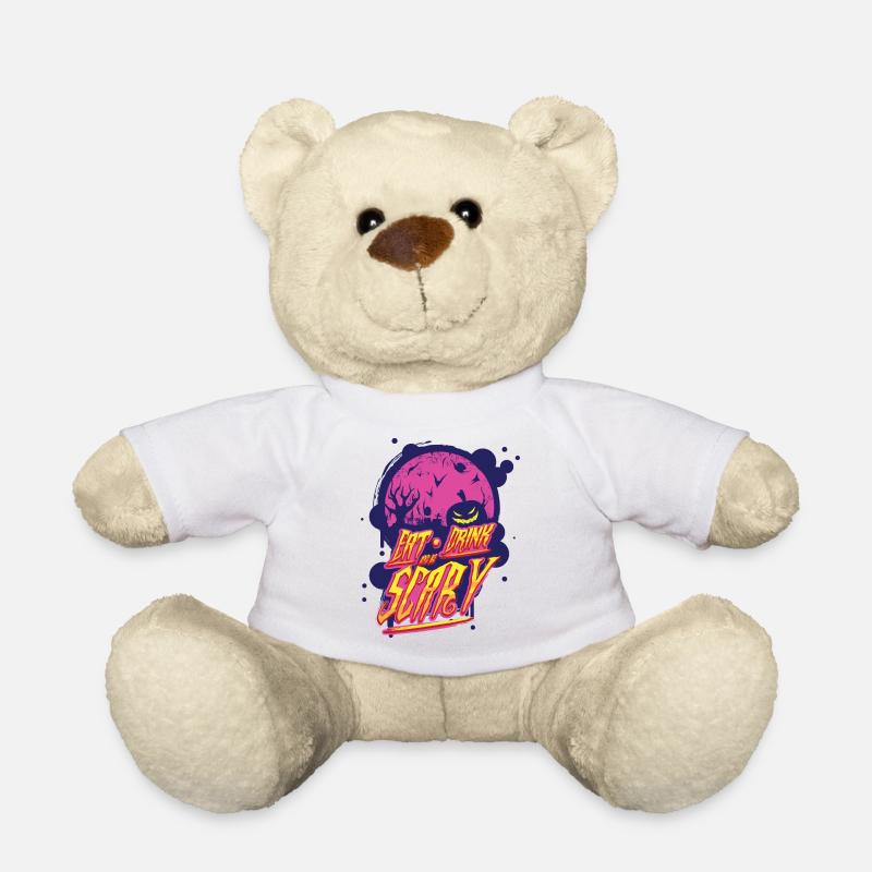 Halloween - Teddy - Weiß