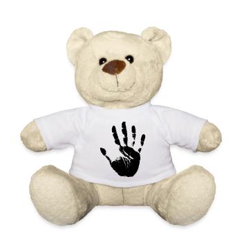 Handabdruck - Teddy - Weiß - Vorne