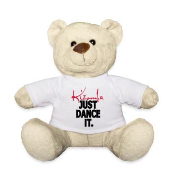 Kizomba. Just Dance It. - Chemise de danse Kizomba - Nounours - blanc - Devant