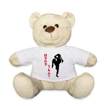 kikboxing_1 - Teddy Bear - white - Front