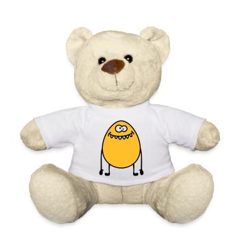 Egg Monster - Nounours - blanc - Devant