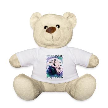 Alice au pays des merveilles totalement dingue - Nounours - blanc - Devant
