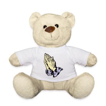 Hands - Teddy Bear - white - Front