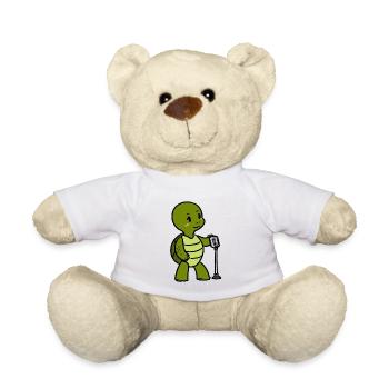 Kleiner Sänger Musikant Schildkröte Tiere - Teddy - Weiß - Vorne