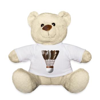 Federball - Badminton - Teddy Bear - white - Front