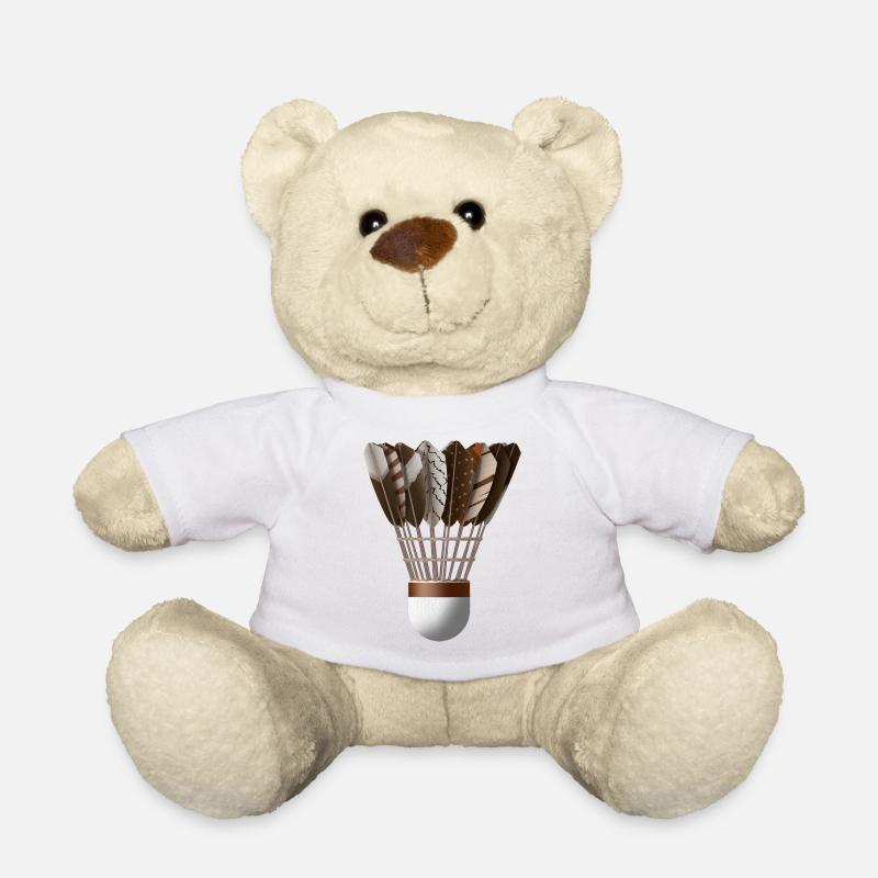 Federball - Badminton - Nounours - blanc