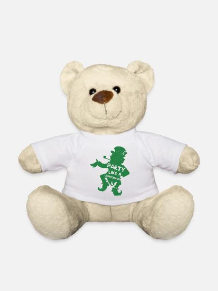Party wie ein Kobold - Teddy - Weiß