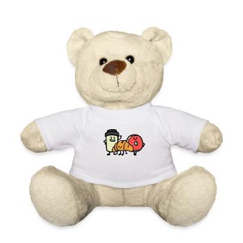 Best Friends in the Morning - Teddy Bear - white - Front