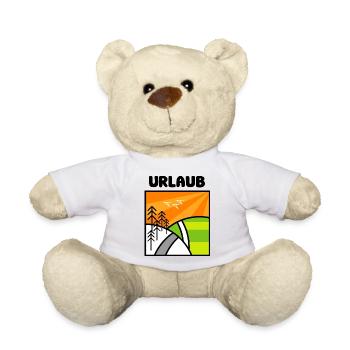 urlaub natur nature landschaft berge minimal icon - Teddy - Weiß - Vorne