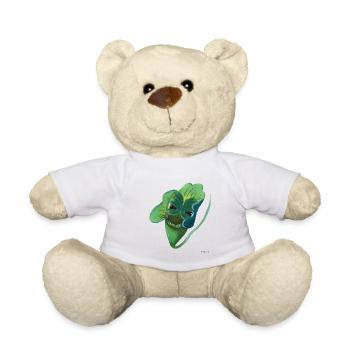 Pflanze Fleisch fressen lustig Kinder Geschenk - Teddy - Weiß - Vorne
