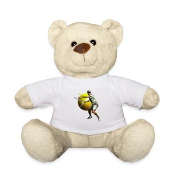 Tennisspieler - Teddy - Weiß - Vorne