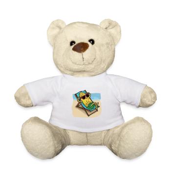Tan a embrassé le maïs - Nounours - blanc - Devant