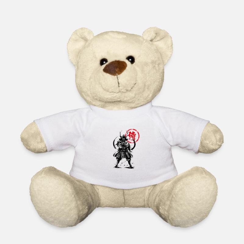 Samouraï art japonais - Nounours - blanc
