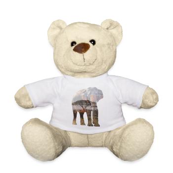 Elefant - Teddy - Weiß - Vorne