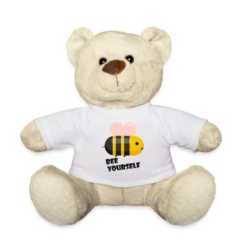 Douce abeille - Nounours - blanc - Devant