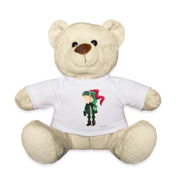 Ritter Burg Königreich Prinzessin Drache Geschenk - Nounours - blanc - Devant
