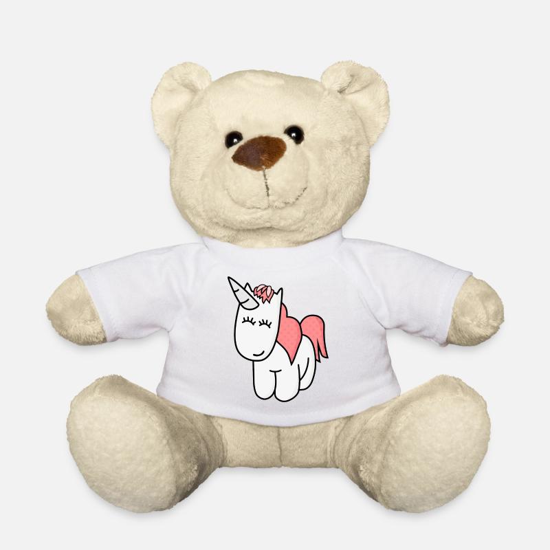 Einhorn - Teddy - Weiß
