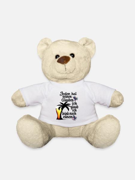 Urlaub - Teddy - Weiß