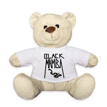 Schwarze Mamba Schlangenbiss - Teddy - Weiß - Vorne