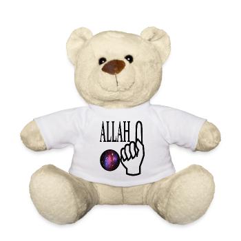 Dieu le donne à Allah - Nounours - blanc - Devant
