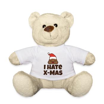 Weihnachten Xmas Dezember Winter Anti - Teddy - Weiß - Vorne
