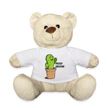 Kaktus / cactus prickly awesome (DDP) - Teddy - Weiß - Vorne