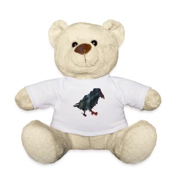 Crow - Teddy Bear - white - Front