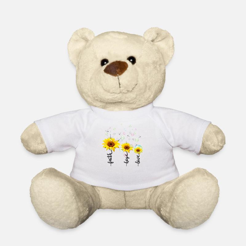 Glaube Hoffnung Liebe - Teddy - Weiß