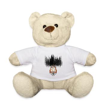 Incendie incendie feu Diables Flamme Protection de la nature - Nounours - blanc - Devant