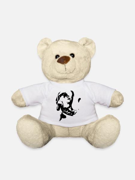 Bayerischer Gebirgsschweißhund Kopf - Teddy - Weiß