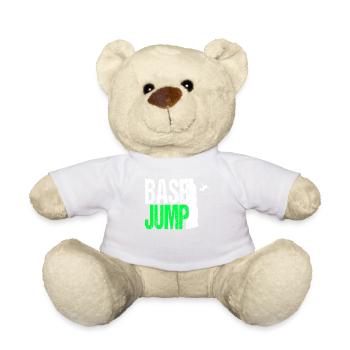 Base Jump Jumping Parachute Springer Extrem Sport - Nounours - blanc - Devant