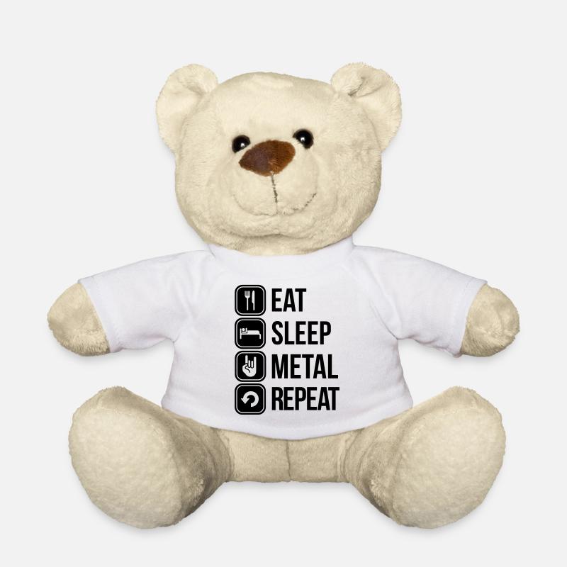 heavy metal - Teddy - Weiß