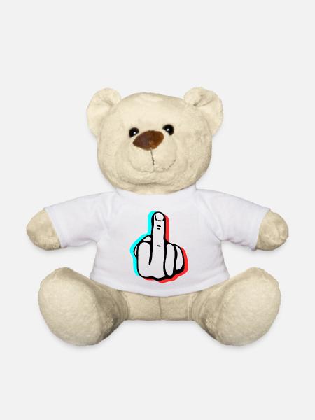 Fuck Finger - Teddy - Weiß