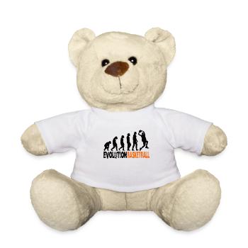 basketball - Teddy Bear - white - Front