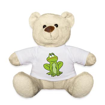 frog - Teddy Bear - white - Front