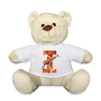 girafe je - Nounours - blanc - Devant