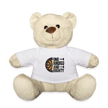 Fléchettes 180 - Nounours - blanc - Devant