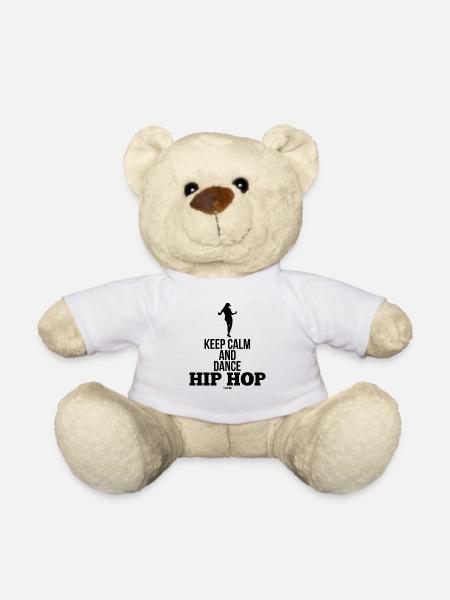 Hiphop music rap text cool saying - Teddy Bear - white
