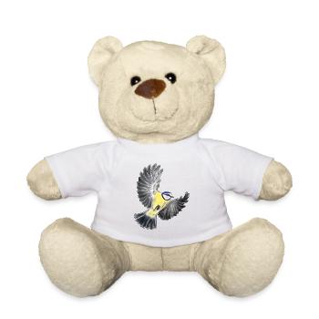 Great tit - Teddy Bear - white - Front